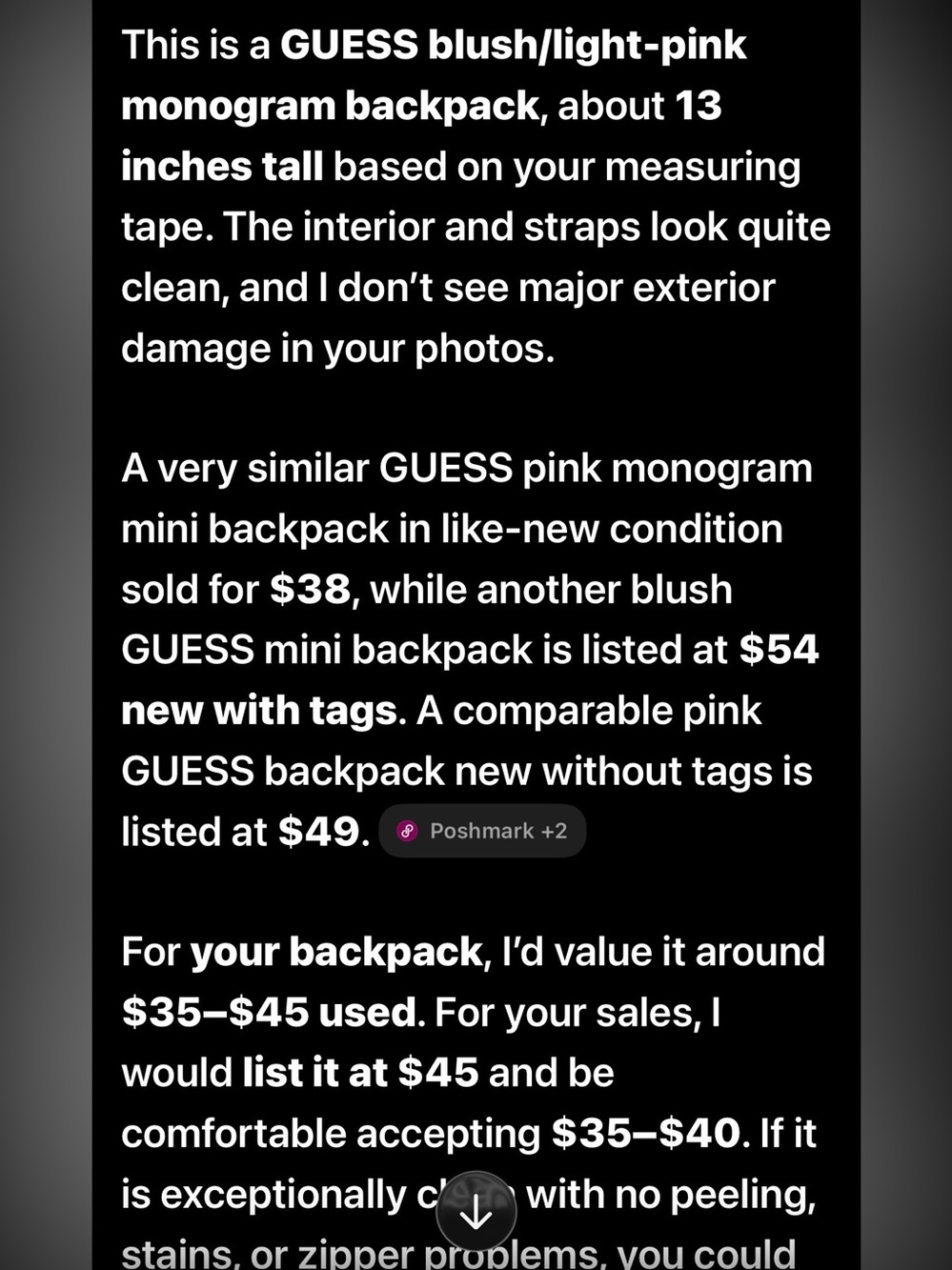 GUESS Mini Backpack in Blush - Picture 9 of 9